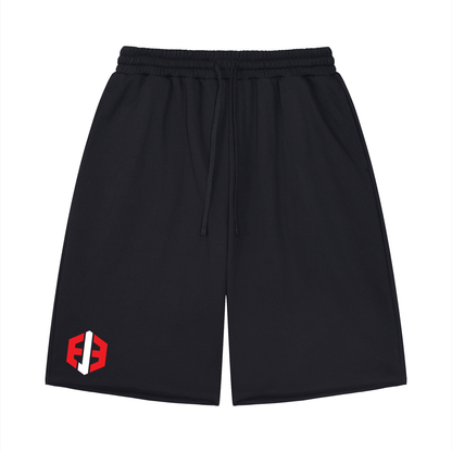 Unisex Loose Raw Edge Shorts
