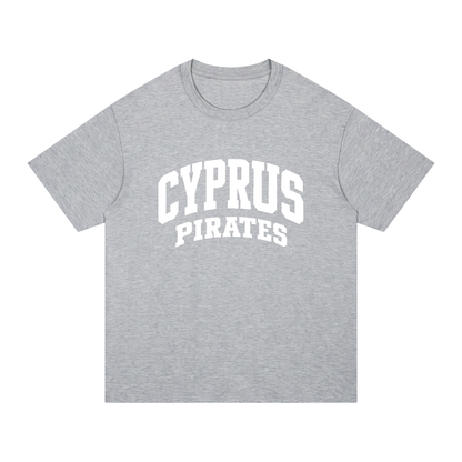 Basic 2 White Cyprus Unisex Regular Fit Cotton T-Shirt