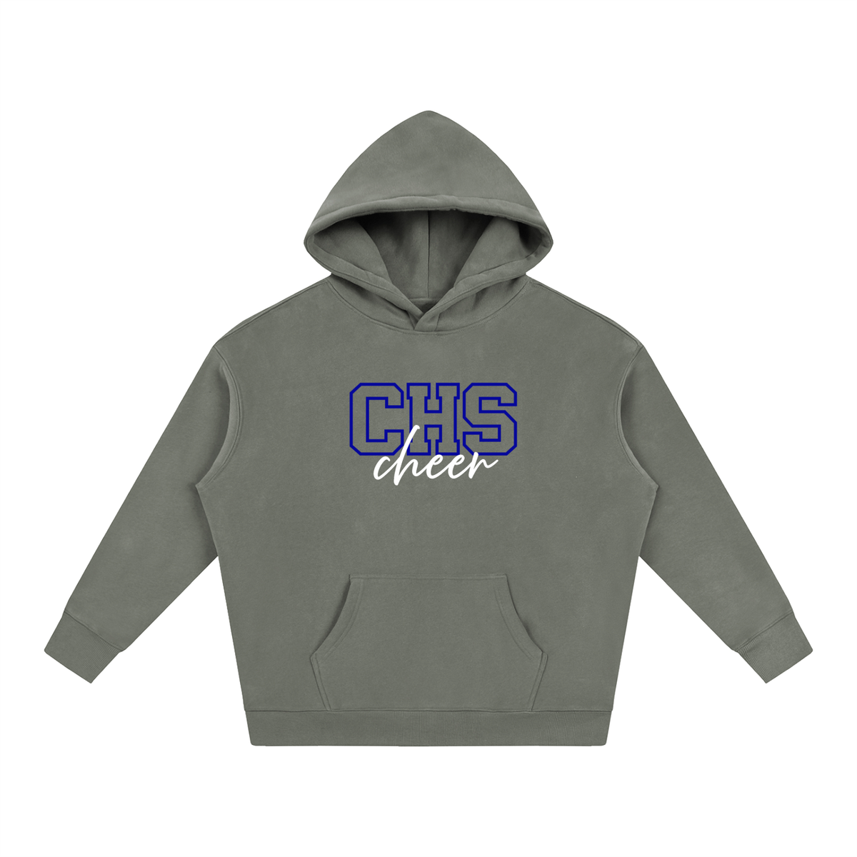 Cursive Front Cyprus Oversize Fleeced Hoodie