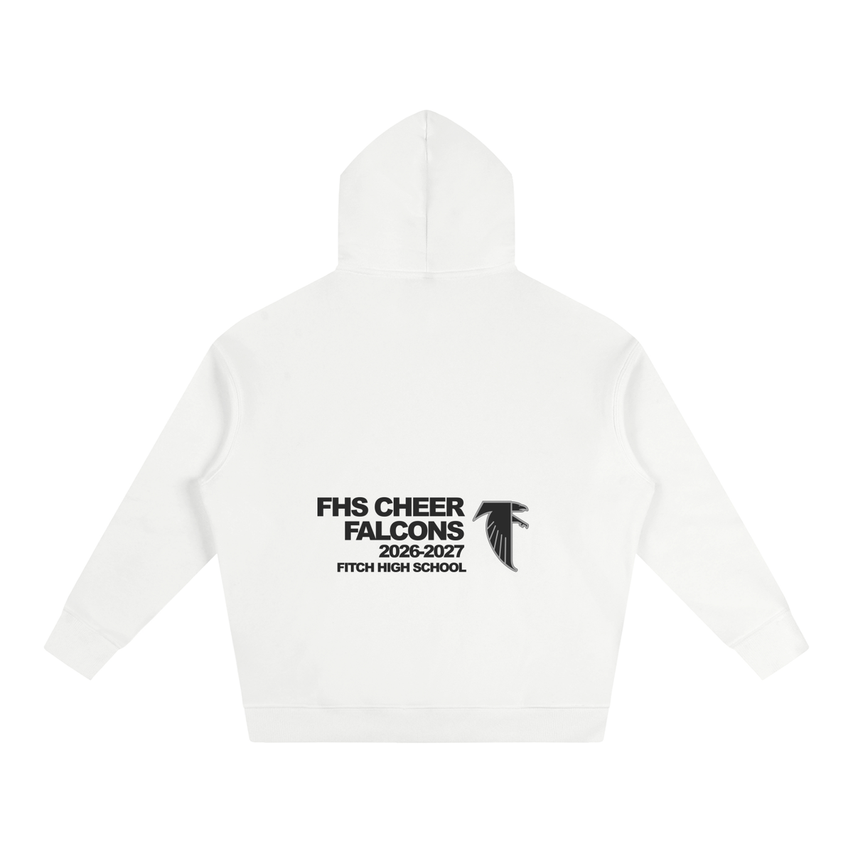 Vector Star Front Fitch Oversize Fleeced Hoodie