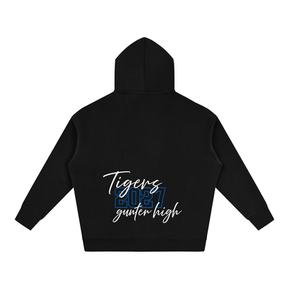 Cursive Front Gunter Oversize Fleeced Hoodie