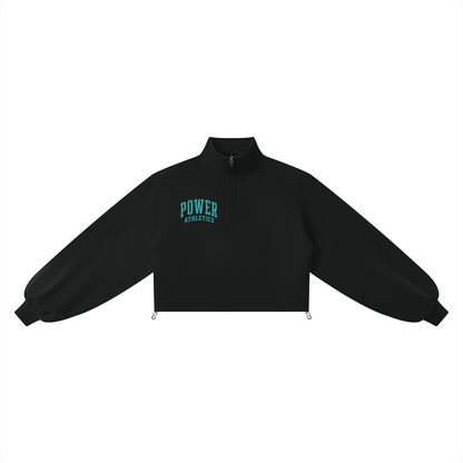 Women’s Mock-Neck Quarter-Zip Sweatshirt