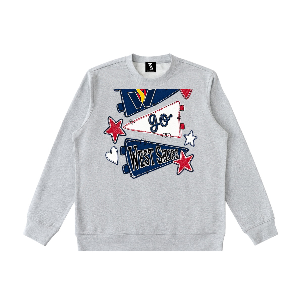 Lets Go West Shore Essential Heavyweight Crewneck Sweatshirt