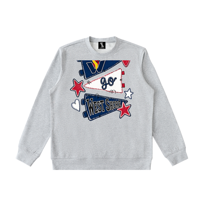 Lets Go West Shore Essential Heavyweight Crewneck Sweatshirt
