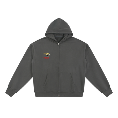 Year Cardinal Mooney Essential Fleece Zip-Through Hoodie