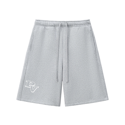 baggy longline sweat shorts