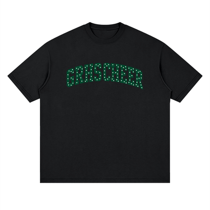 Polka Dot Green River Oversized Drop Shoulder T-Shirt