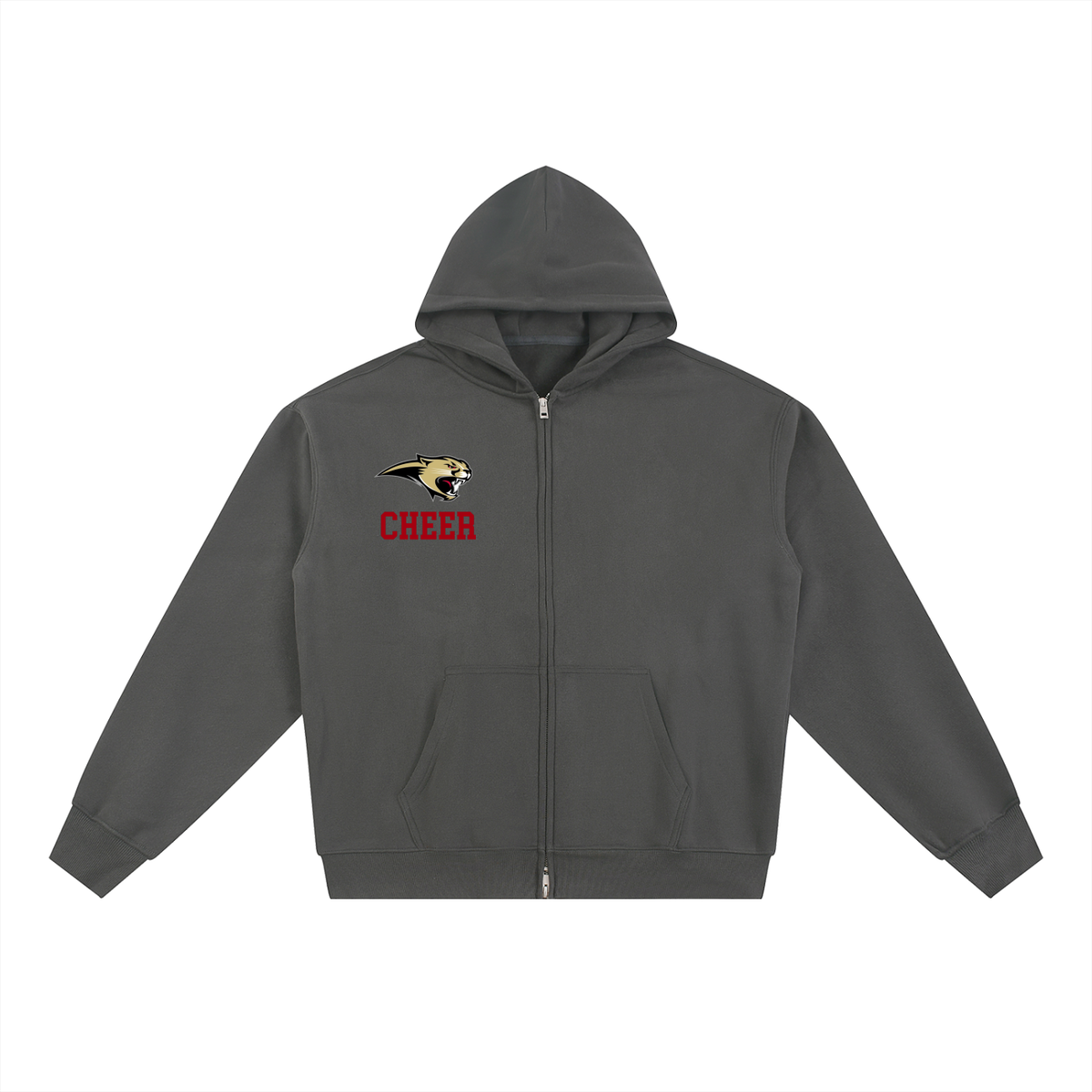 Year Cardinal Mooney Essential Fleece Zip-Through Hoodie