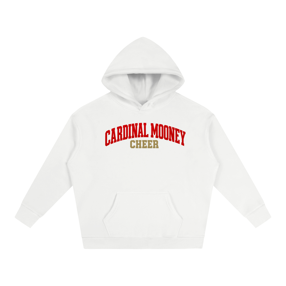 Basic 1 Cardinal Mooney Oversize Fleeced Hoodie