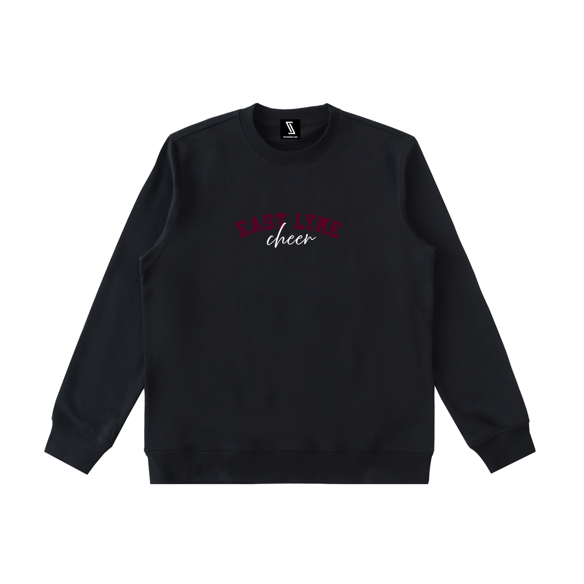 Cursive East Lyme Essential Heavyweight Crewneck Sweatshirt