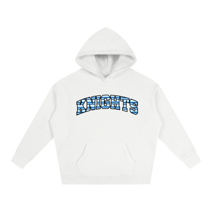 Striped Knights Oversize Fleeced Hoodie