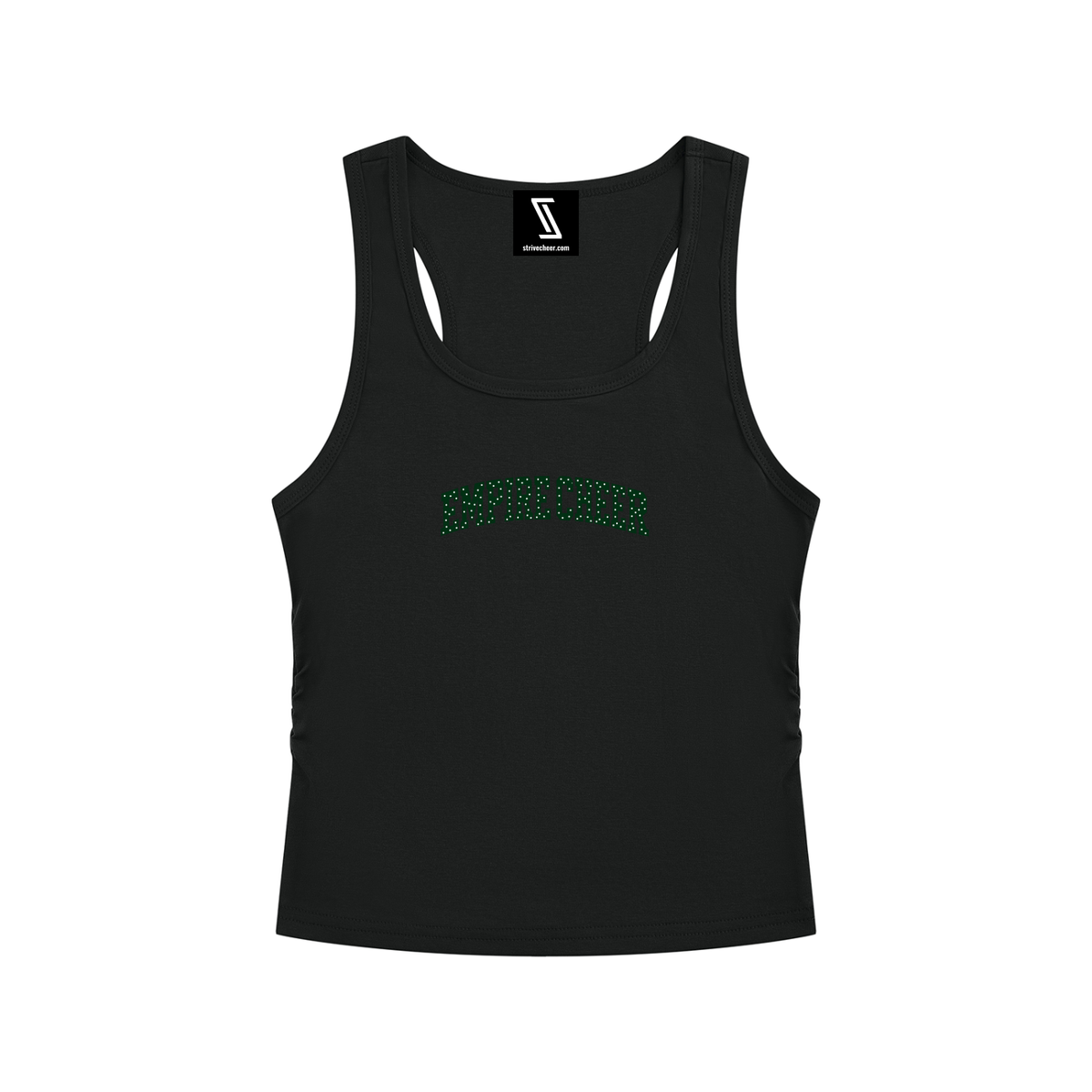 Polka Dot Empire Women’s Ruched Tank Top