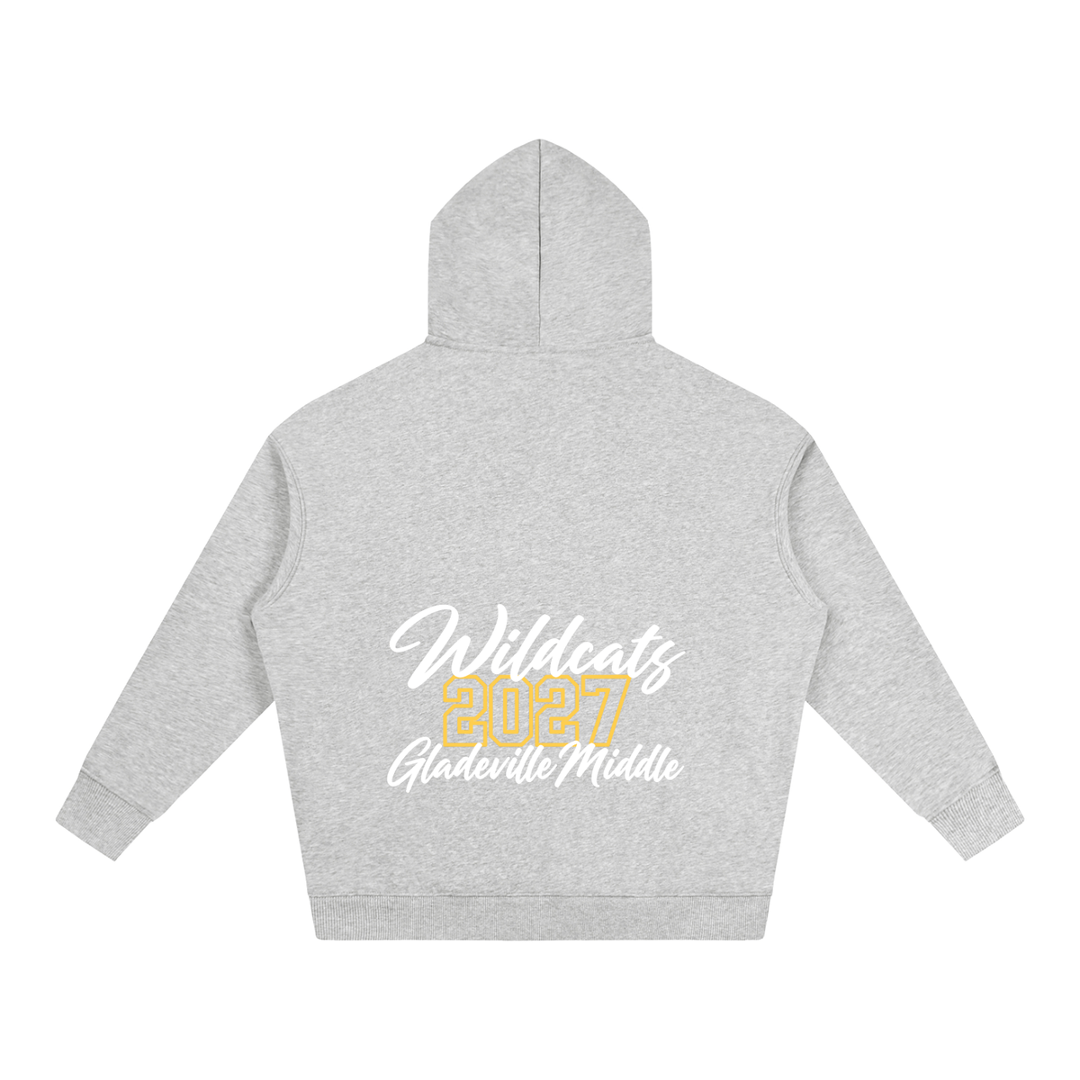 Cursive Front Gladeville Oversize Fleeced Hoodie