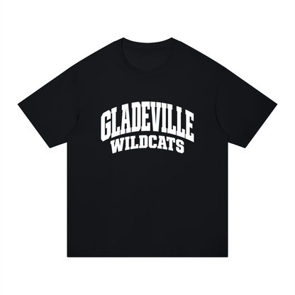 Basic 2 White Gladeville Unisex Regular Fit Cotton T-Shirt