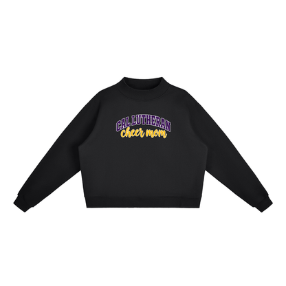 Essential Fleece Mock-Neck Crew Sweatshirt