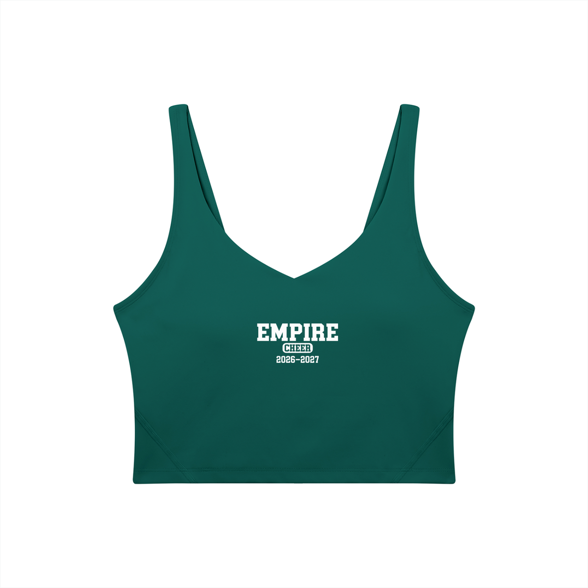 Old School Empire Women's V-Neck Yoga Sports Bra