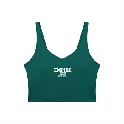 Old School Empire Women's V-Neck Yoga Sports Bra