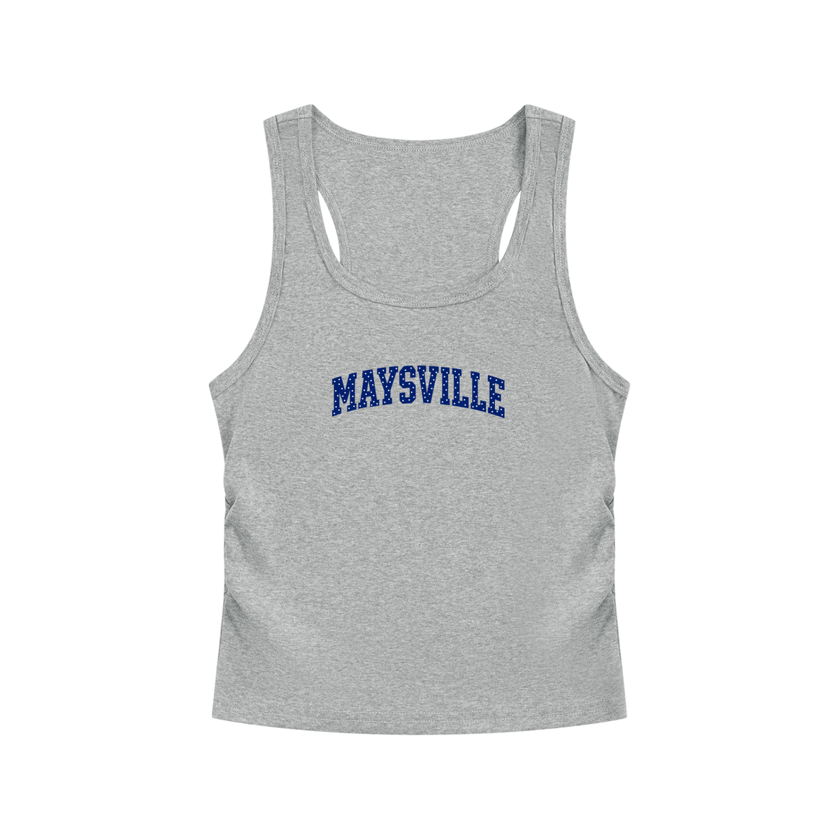 Polka Dot Maysville Women's Ruched Tank Top