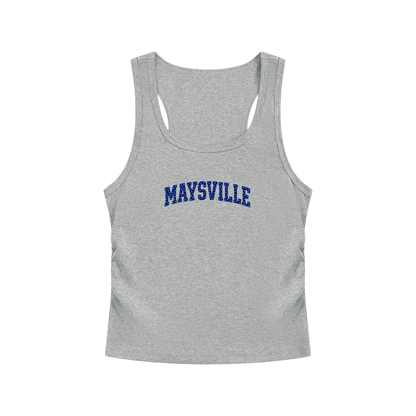 Polka Dot Maysville Women's Ruched Tank Top