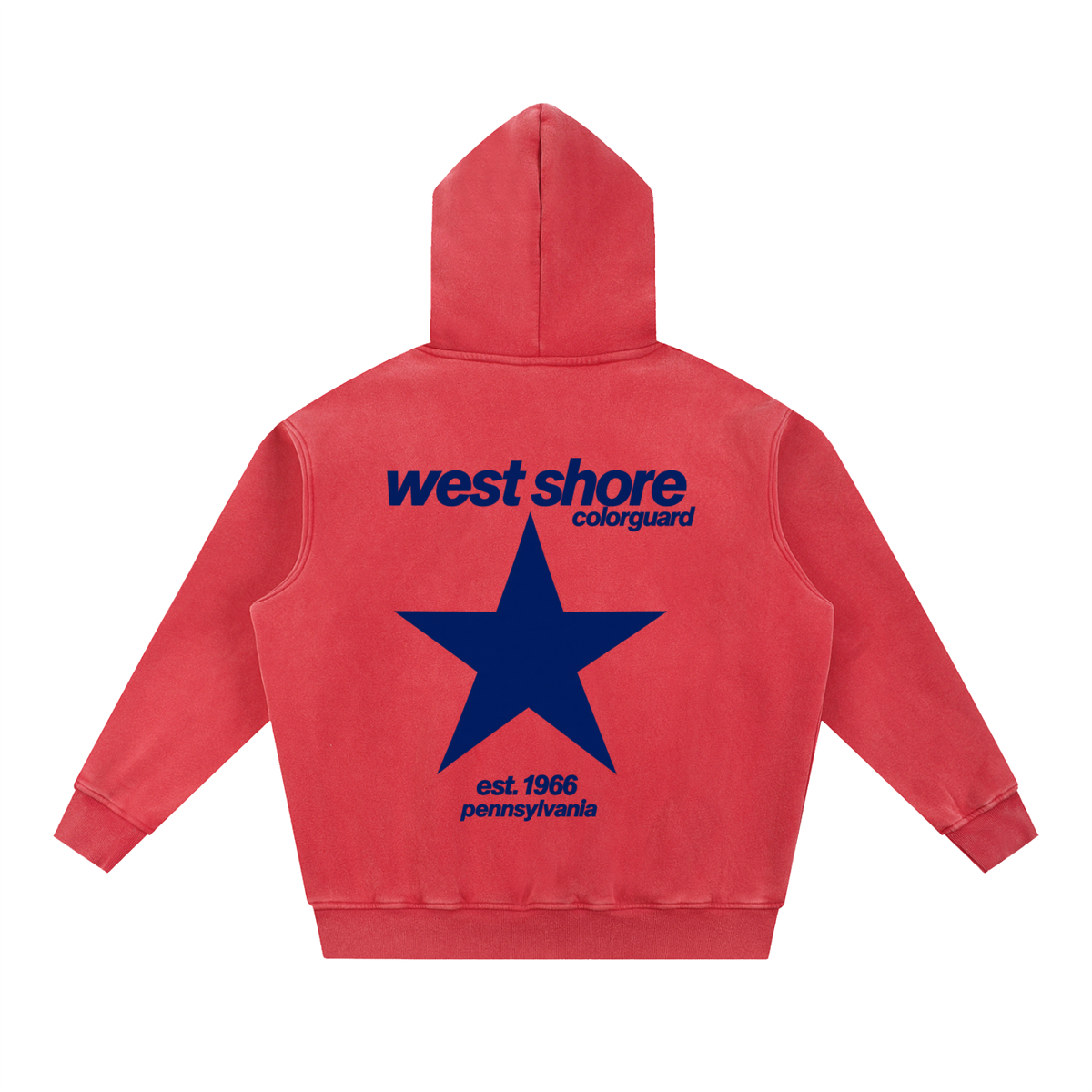 Big Star West Shore Snow Wash Fleece Oversize Hoodie