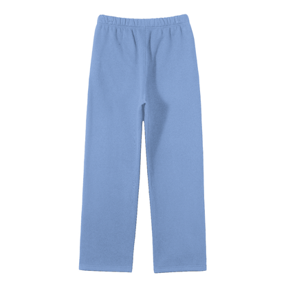 Unisex Solid Color Straight Leg Pants