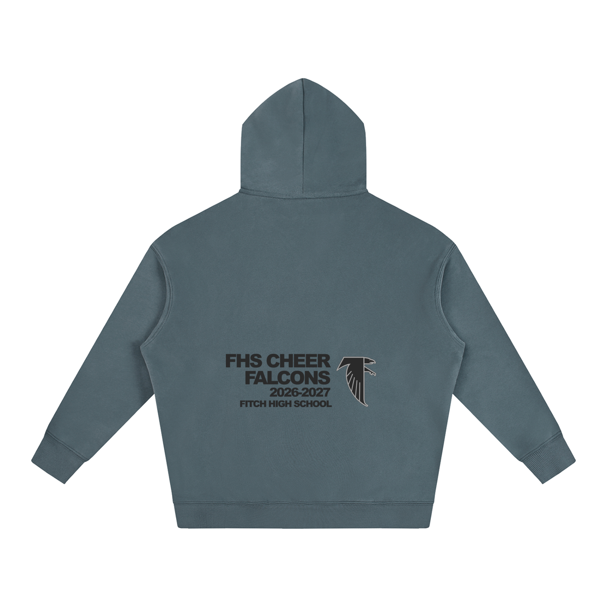 Vector Star Front Fitch Oversize Fleeced Hoodie