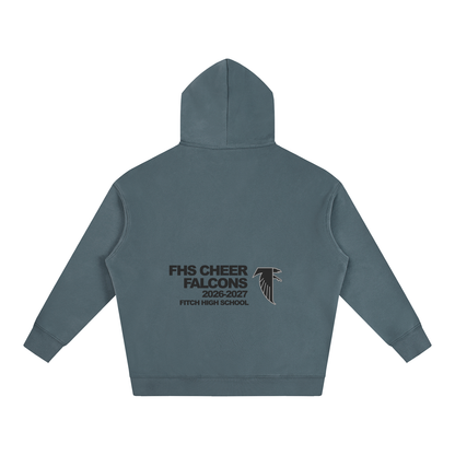 Vector Star Front Fitch Oversize Fleeced Hoodie