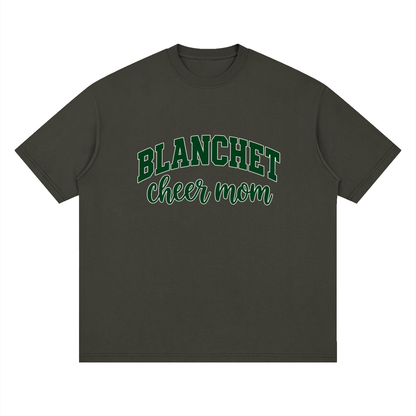 Cheer Mom Blanchet Oversized Drop Shoulder T-Shirt
