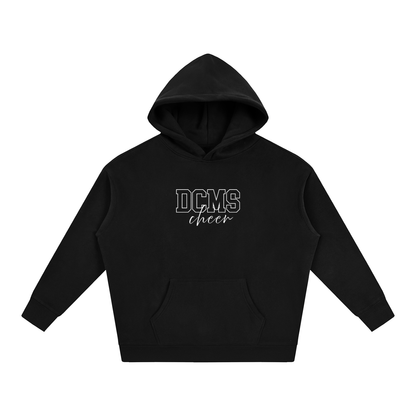Oversize Fleeced Cursive Hoodie