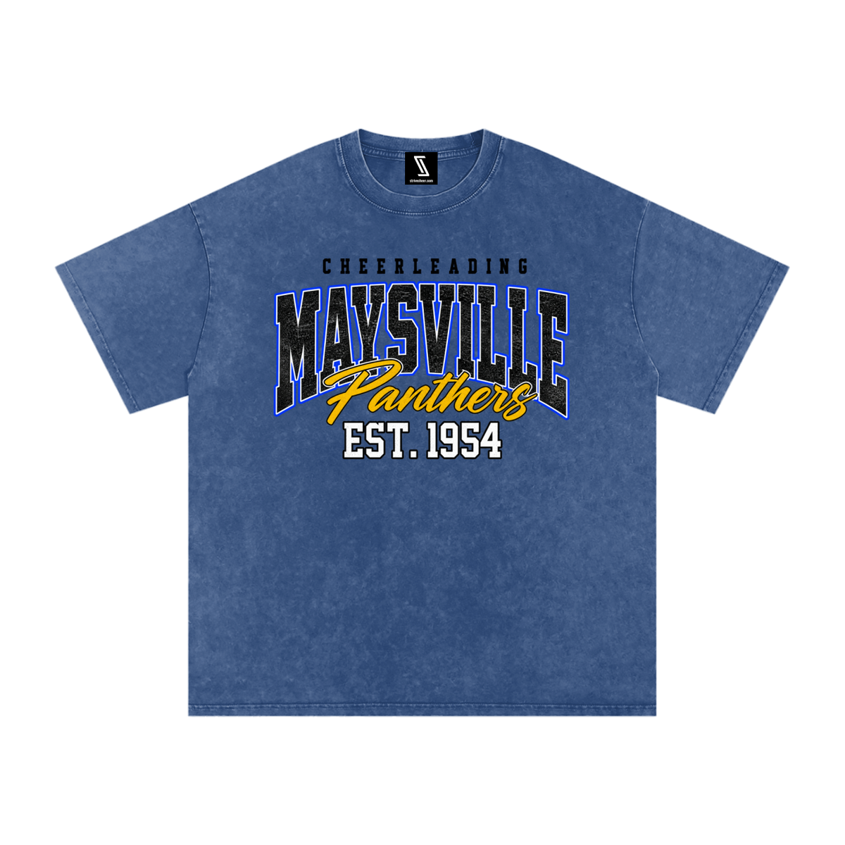 Vintage Maysville Snow Washed Oversized Cotton T-Shirt