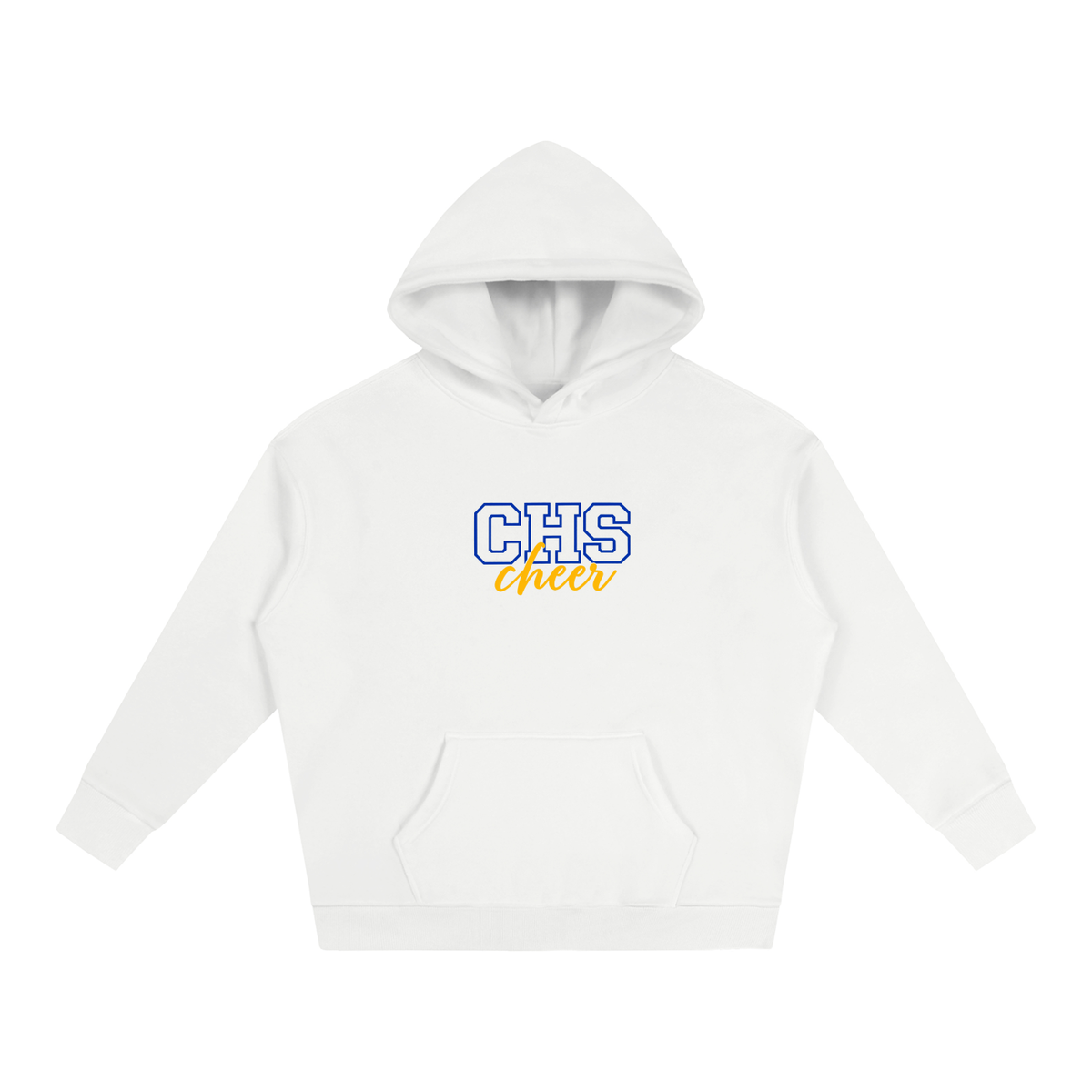 Cursive Front Charlotte Oversize Fleeced Hoodie
