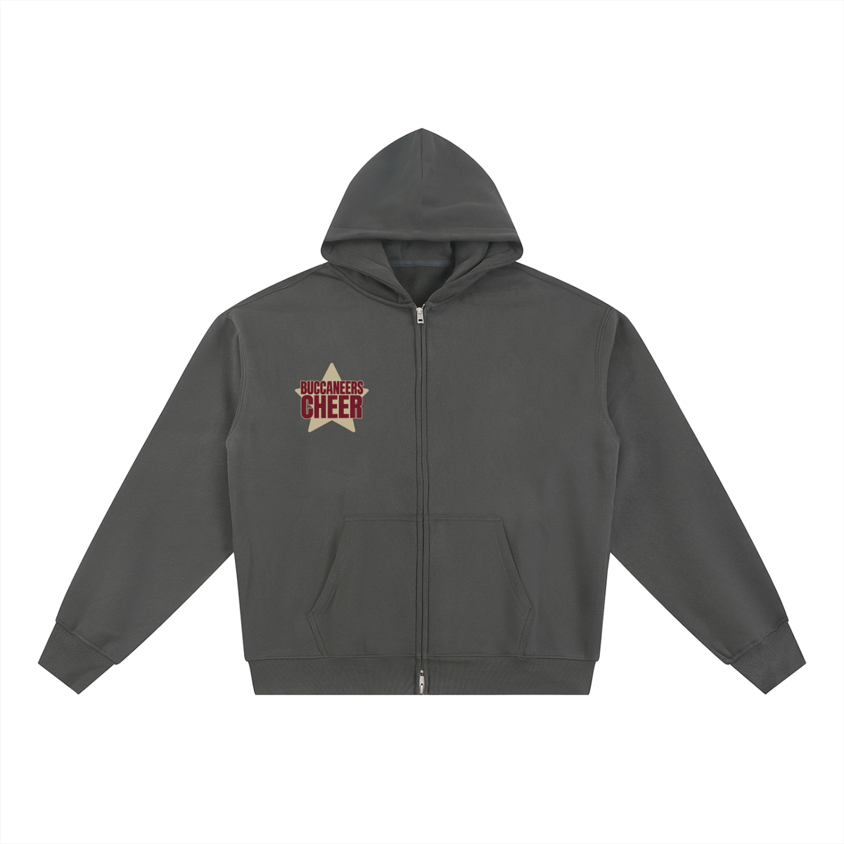 Star Bellflower Essential Fleece Zip-Through Hoodie