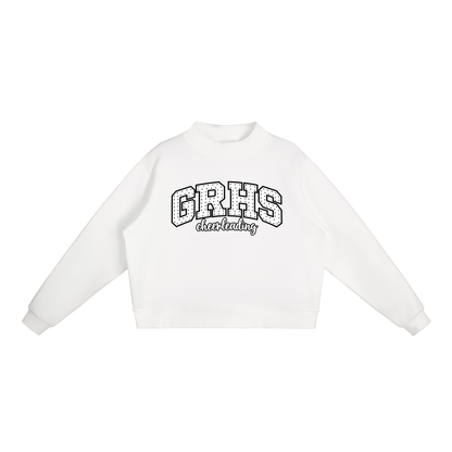 Essential Fleece Mock-Neck Crew Sweatshirt
