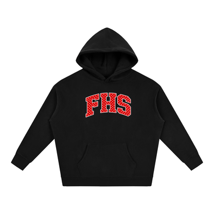 Polka Dot Fitch Oversize Fleeced Hoodie