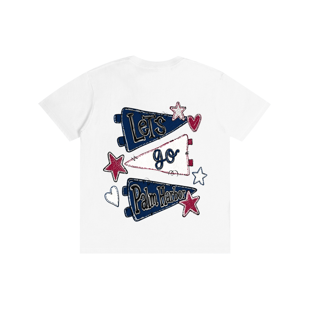 Lets Go Palm Harbor Pure Cotton Unisex T-Shirt