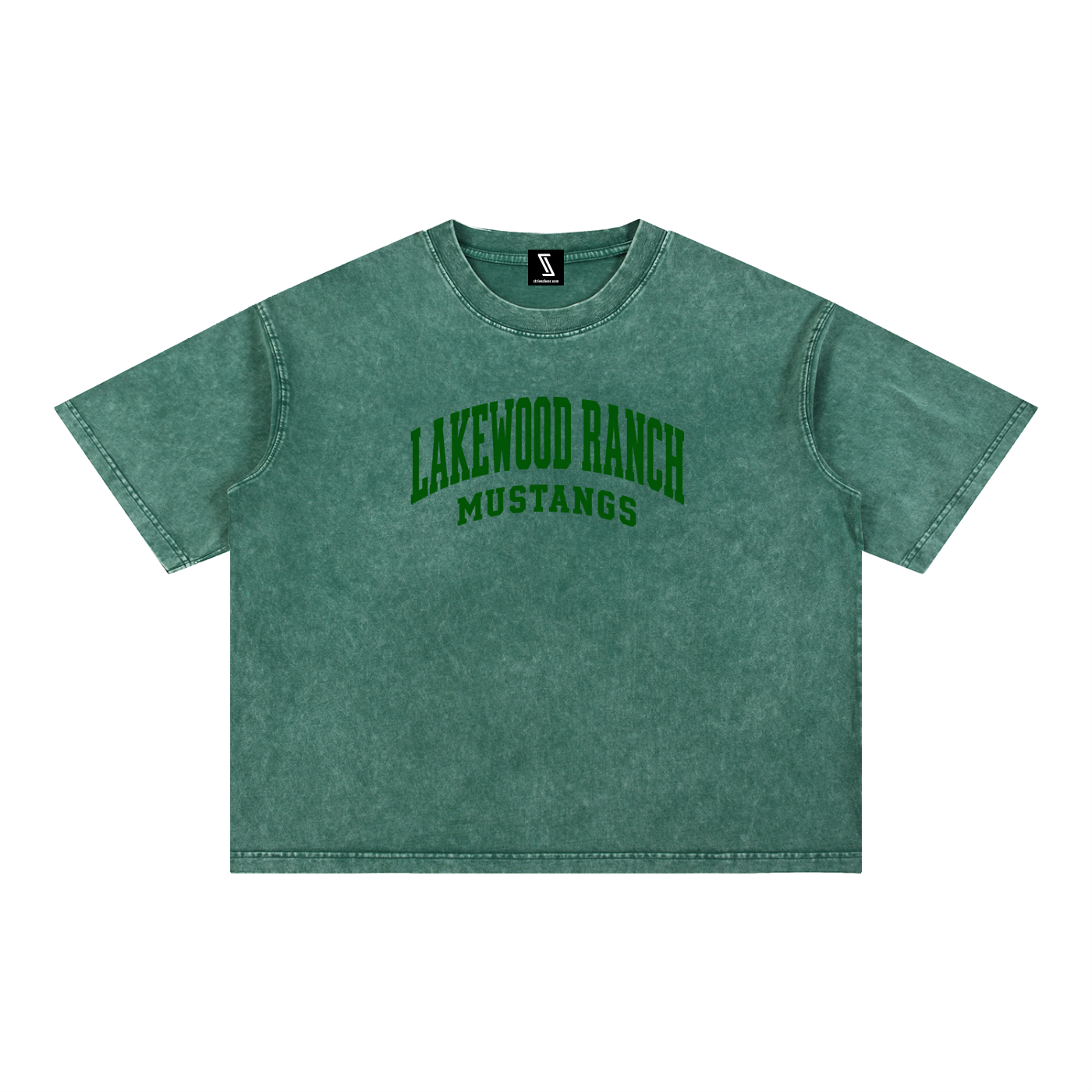 Basic 2 Lakewood Ranch Mineral Wash Boxy Cotton T-Shirt