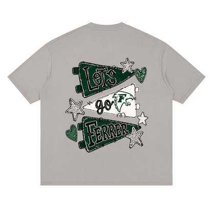 Lets Go St Vincent Ferrer Oversized Drop Shoulder T-Shirt