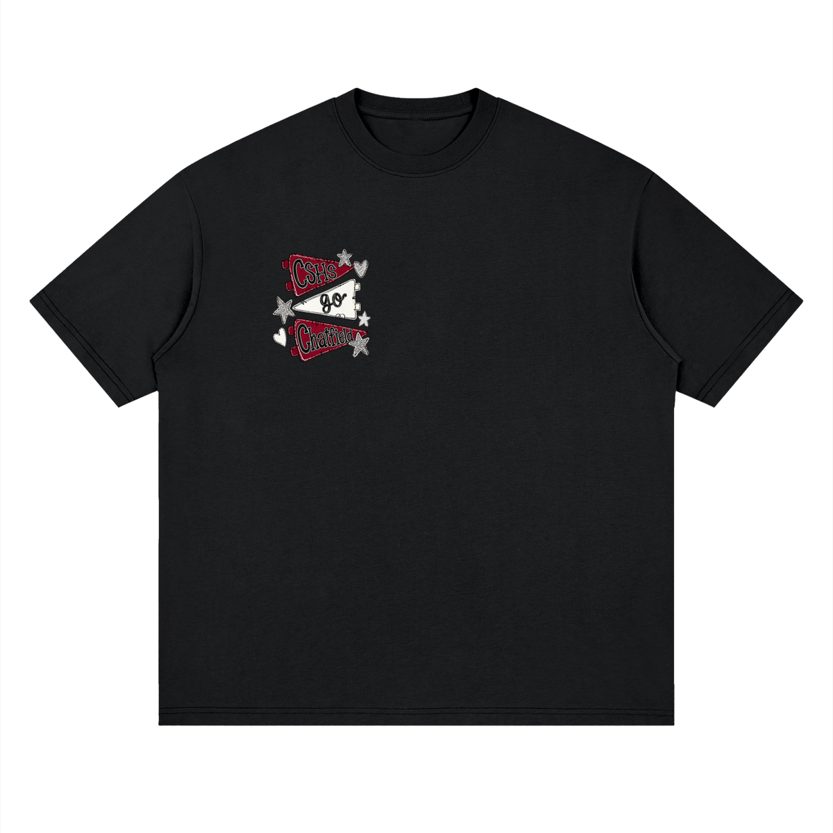 Lets Go Chatfield Oversized Drop Shoulder T-Shirt