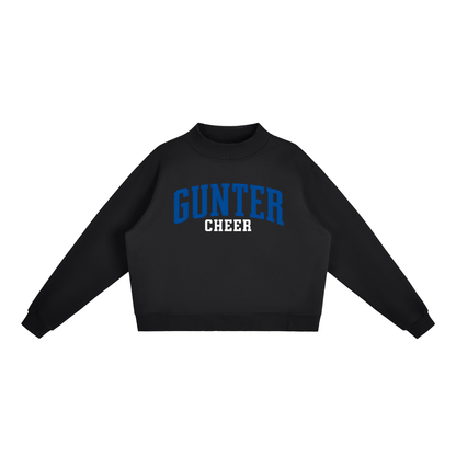 Basic 1 Gunter Essential Fleece Mock-Neck Crew Sweatshirt