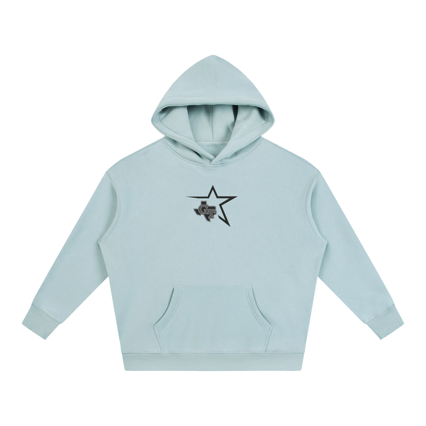 Vector Star Front Gunter Oversize Fleeced Hoodie