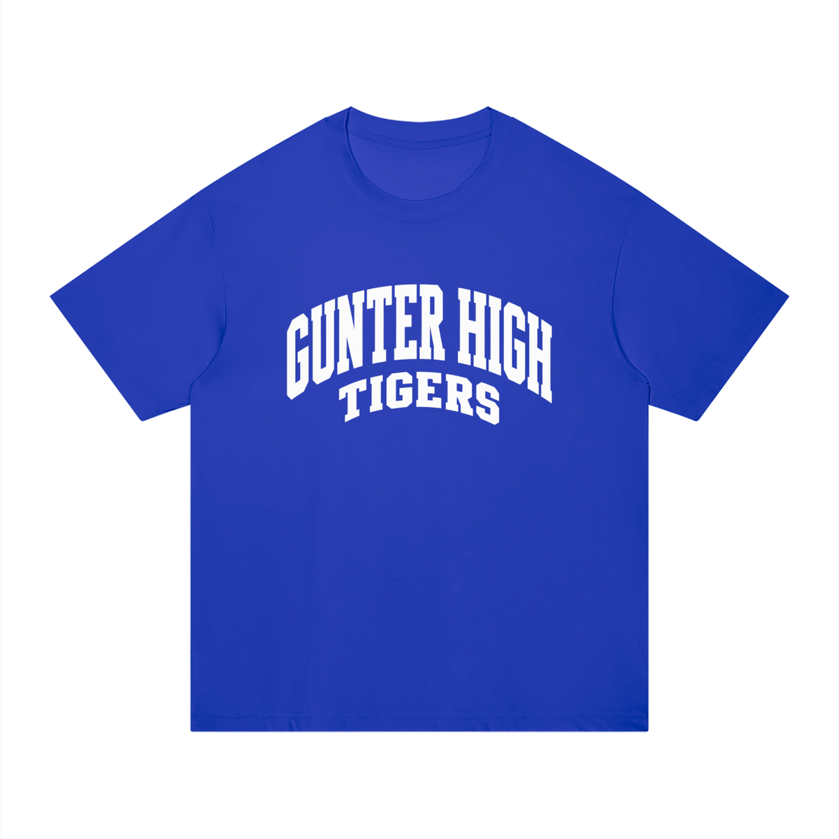 Basic 2 White Gunter Unisex Regular Fit Cotton T-Shirt