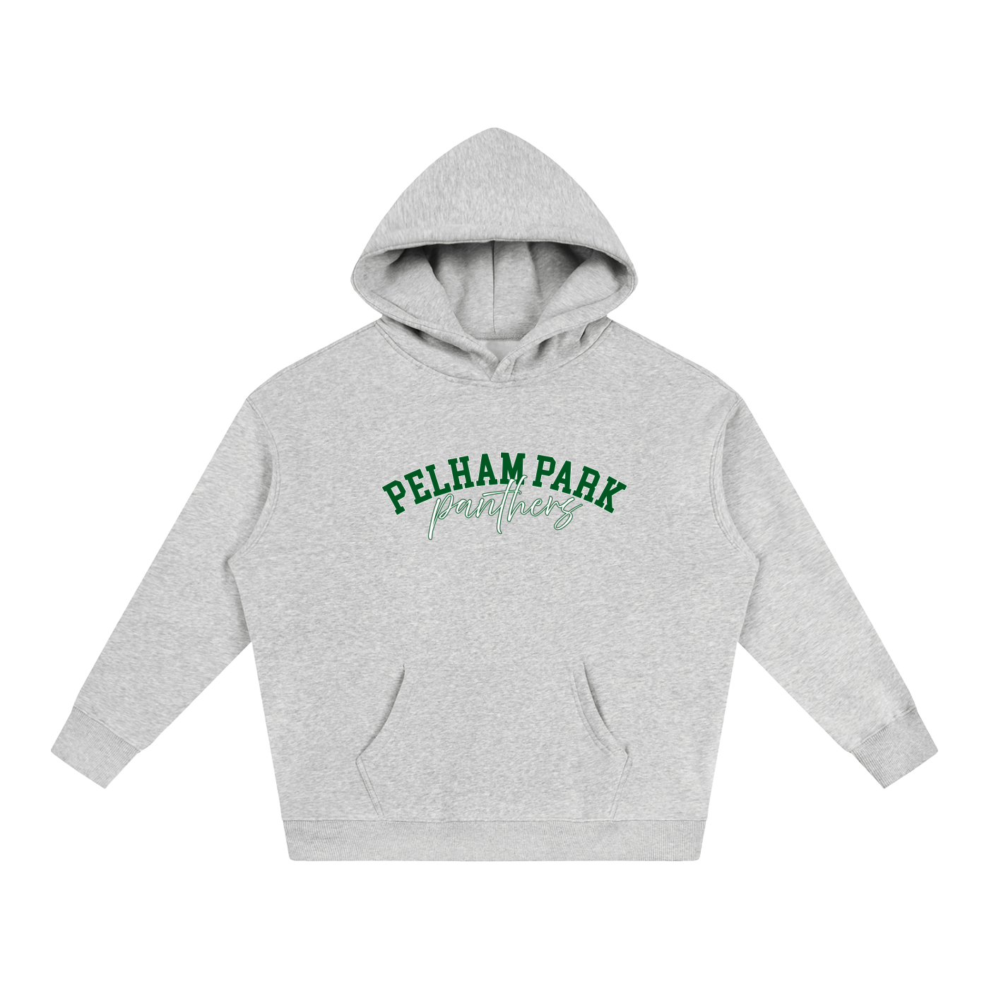 Cursive Oversize Fleeced Hoodie