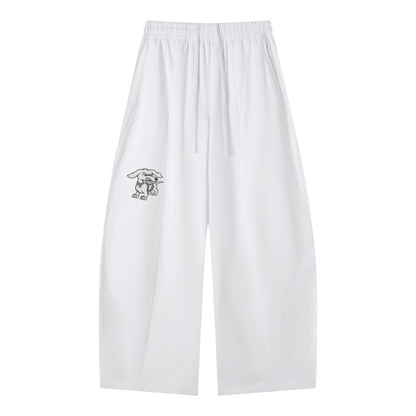 Heavyweight Wide Leg Panel Sweatpants