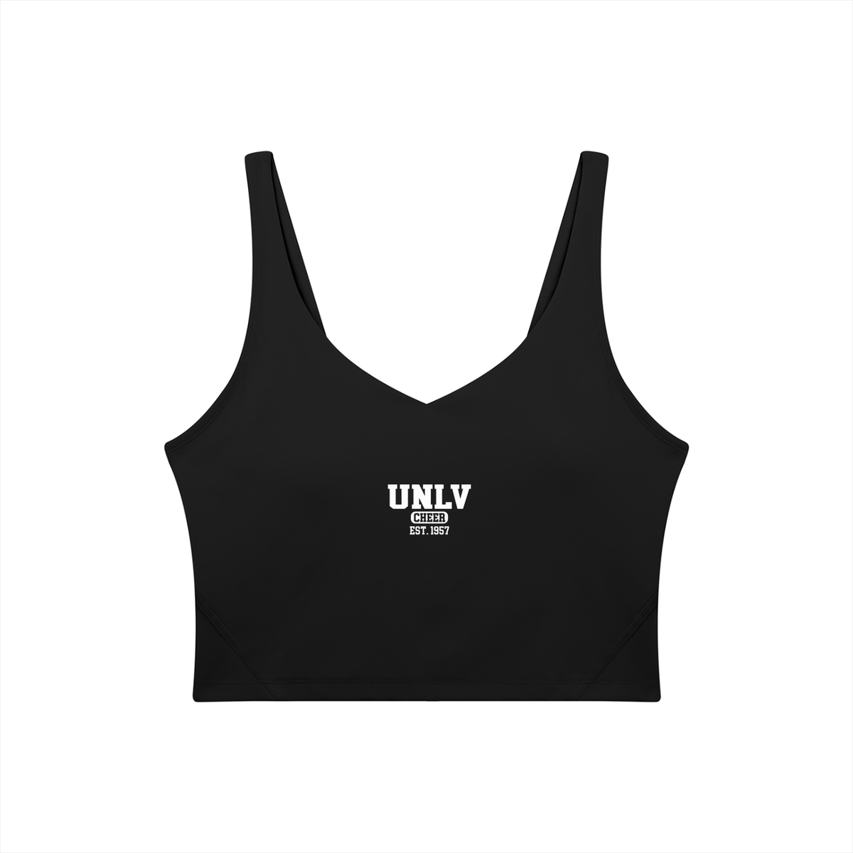 Old School UNLV Women's V-Neck Yoga Sports Bra