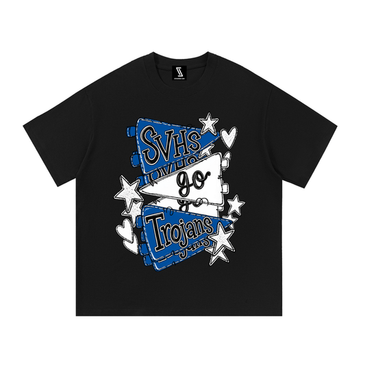 Cursive Silver Valley Essential Cotton T-Shirt