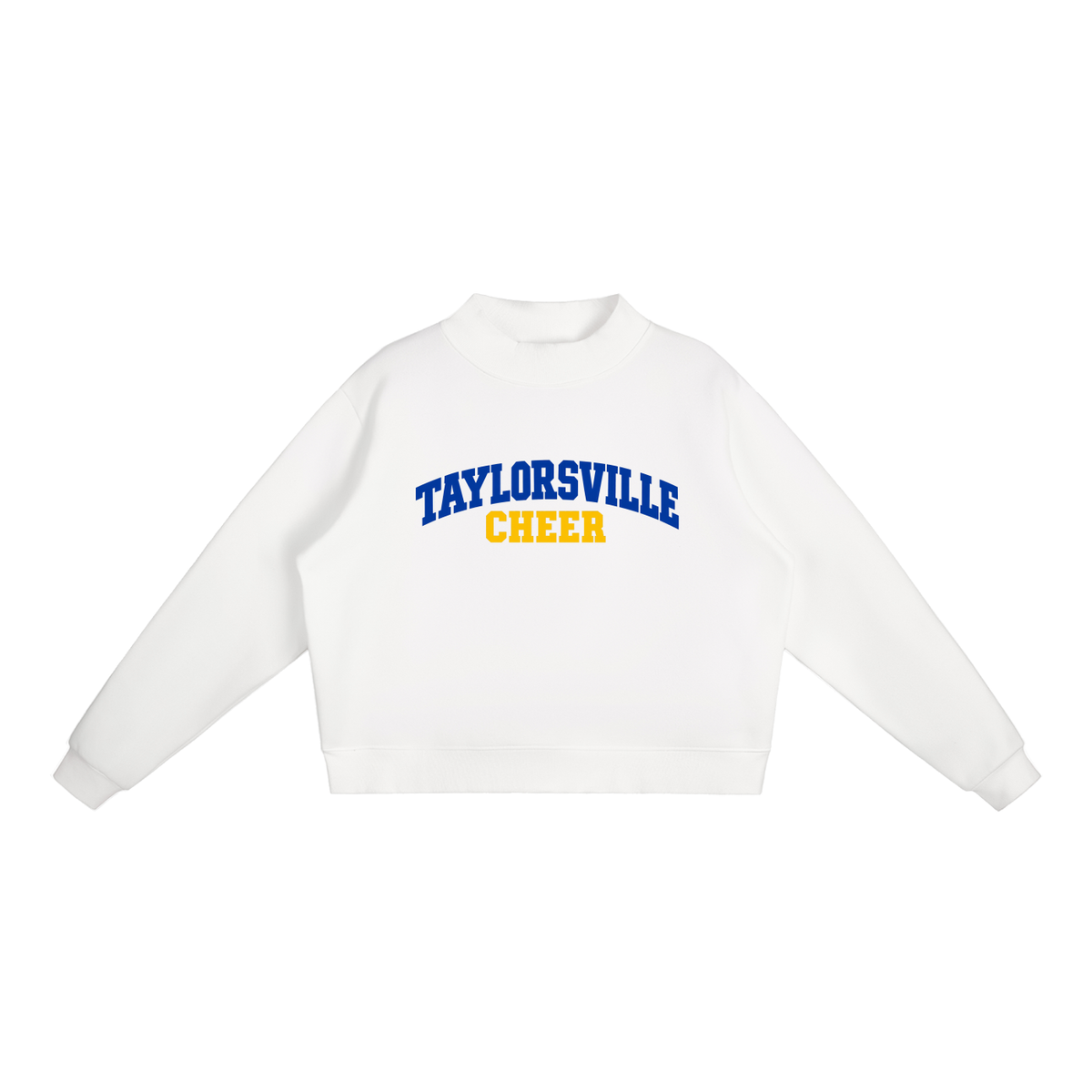Basic 1 Taylorsville Essential Fleece Mock-Neck Crew Sweatshirt