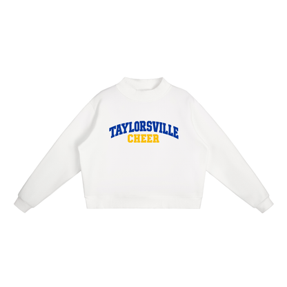 Basic 1 Taylorsville Essential Fleece Mock-Neck Crew Sweatshirt