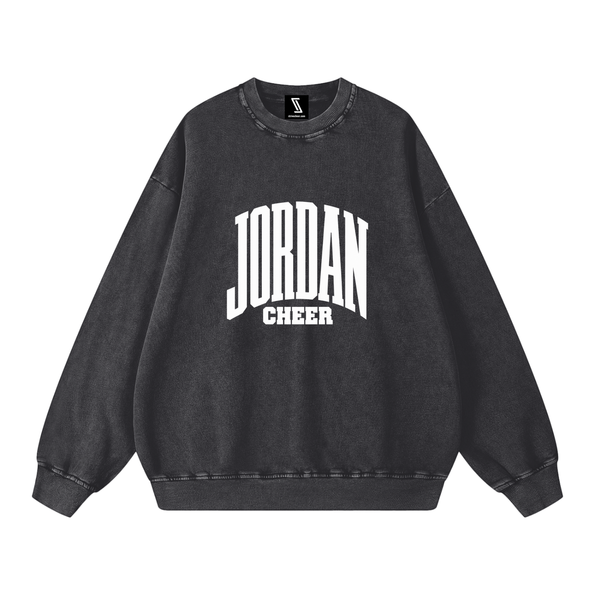 Basic 3 Jordan Snow Washed Oversized Sweatshirt