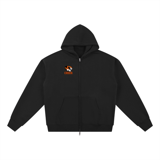 Simple Meigs County Essential Fleece Zip-Through Hoodie