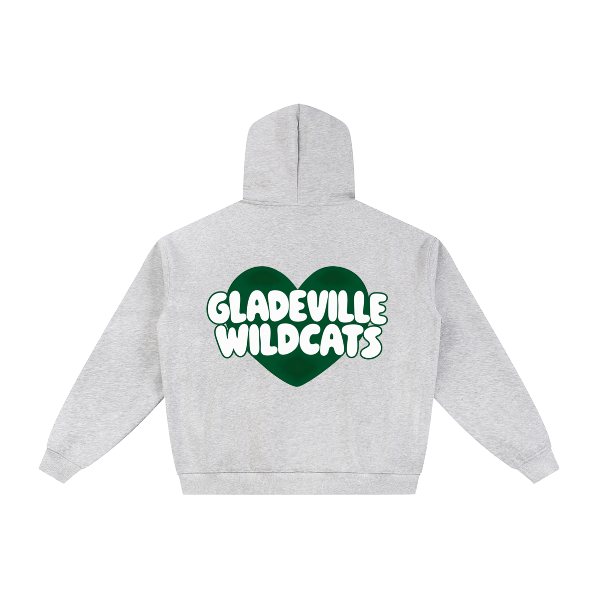 Simple Gladeville Essential Fleece Zip-Through Hoodie